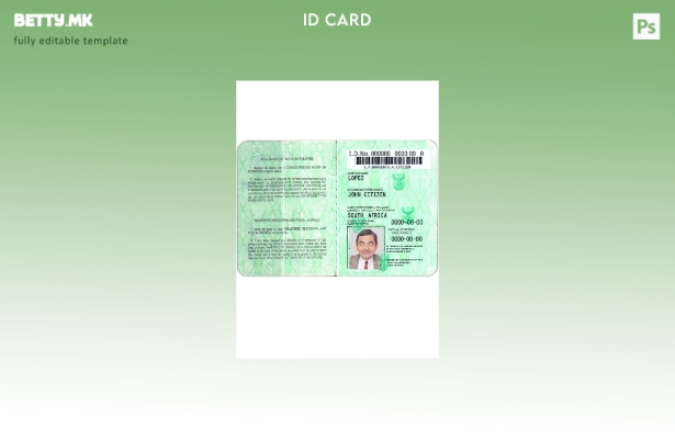 Модерен стил шаблон за ID ( – ) Јужна Африка